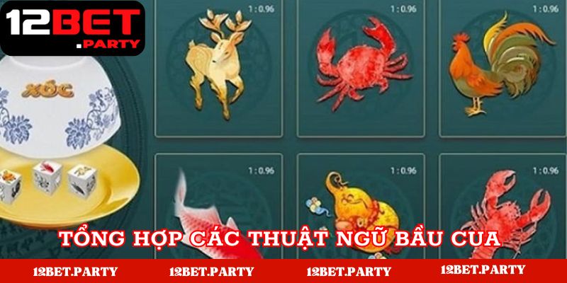 Tổng hợp thuật ngữ thường thấy trong bầu cua